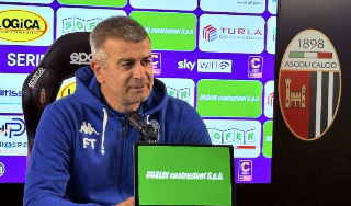 Ascoli-Gubbio, mister Tomei: “Abbiamo voglia di riscatto”